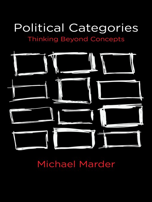 Title details for Political Categories by Michael Marder - Available